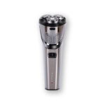 Three blade rotating men's electric shaver