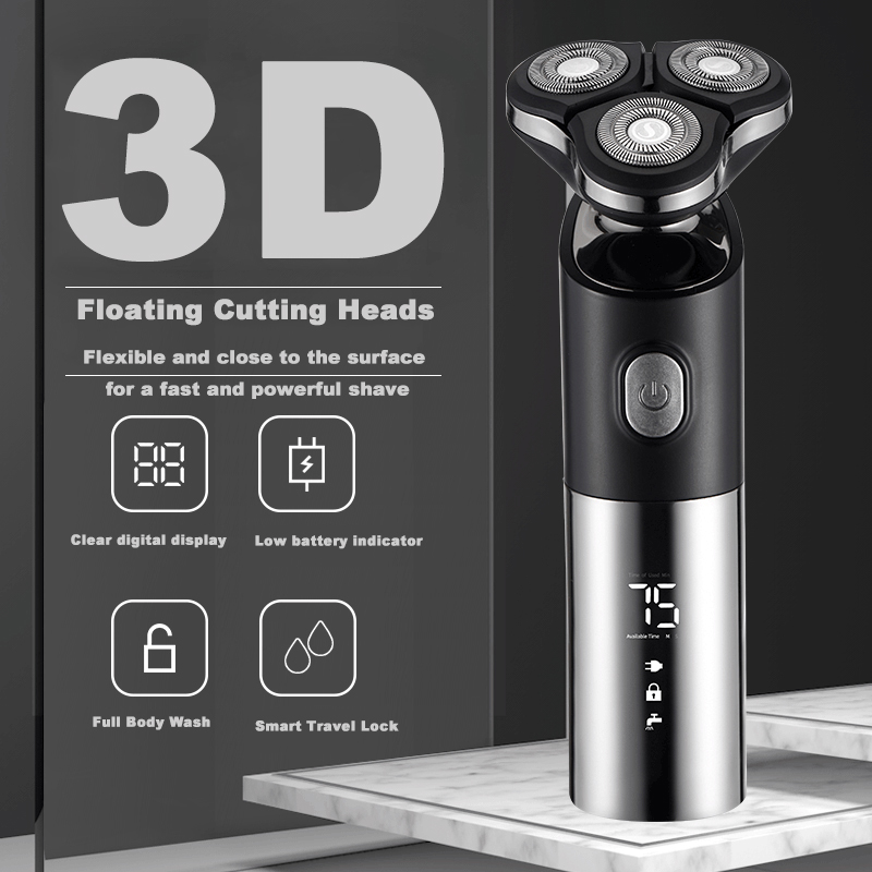 Triple Blade Electric Shaver for Men Electric Shaver