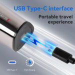 Three blade rotating men's electric shaver