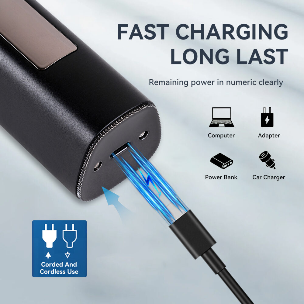 Men's aluminum alloy electric shaver