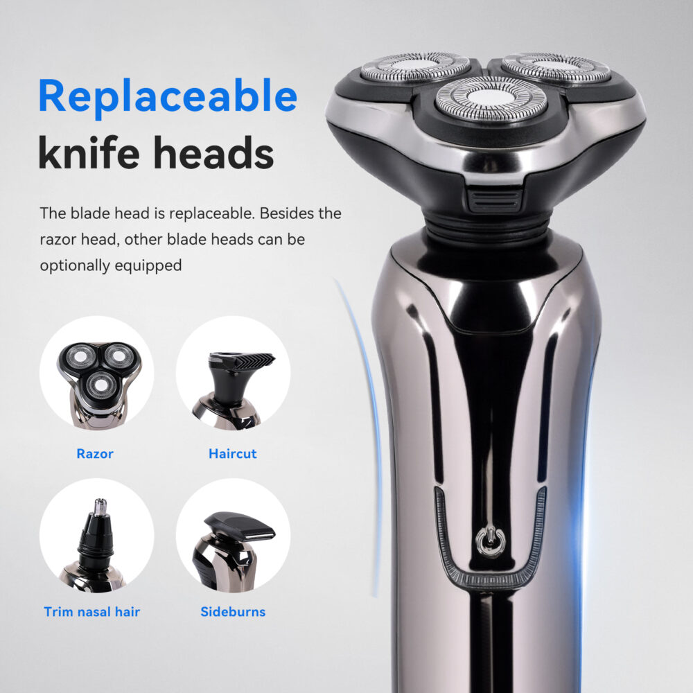 Three Blade Electric Shaver Precision Shaving Experience