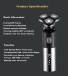 Triple Blade Electric Shaver for Men Electric Shaver