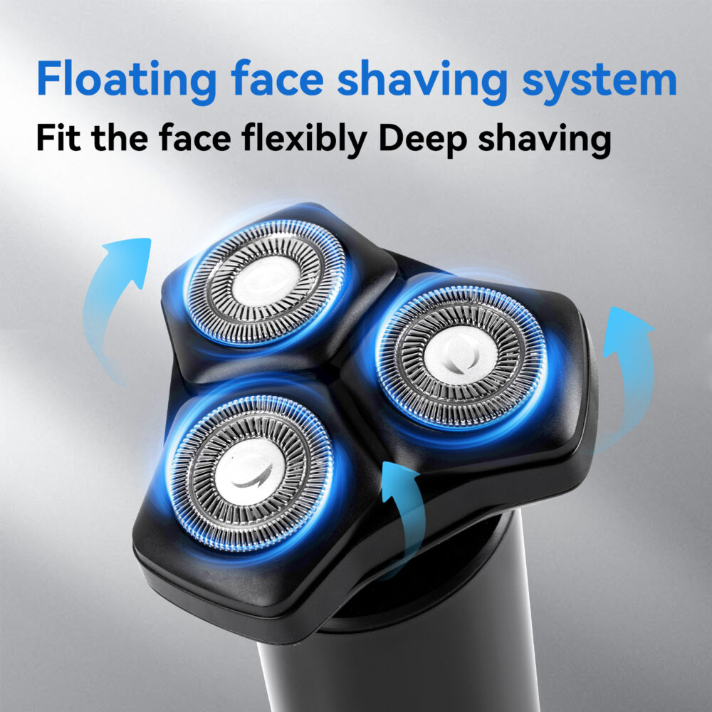 Rechargeable Rotary Shaving Machine Facial Cordless Beard Trimmer