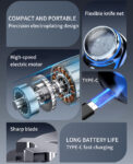 Mini rechargeable electric shaver