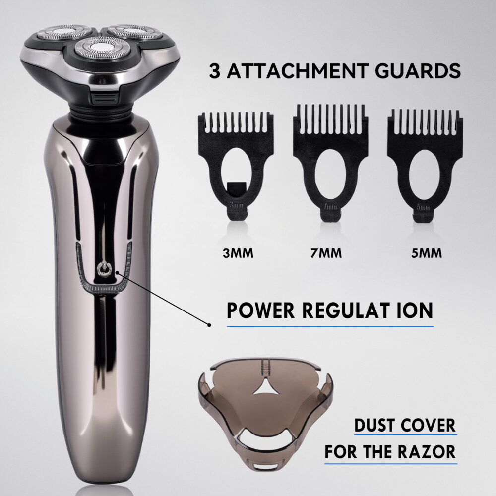 Three Blade Electric Shaver Precision Shaving Experience