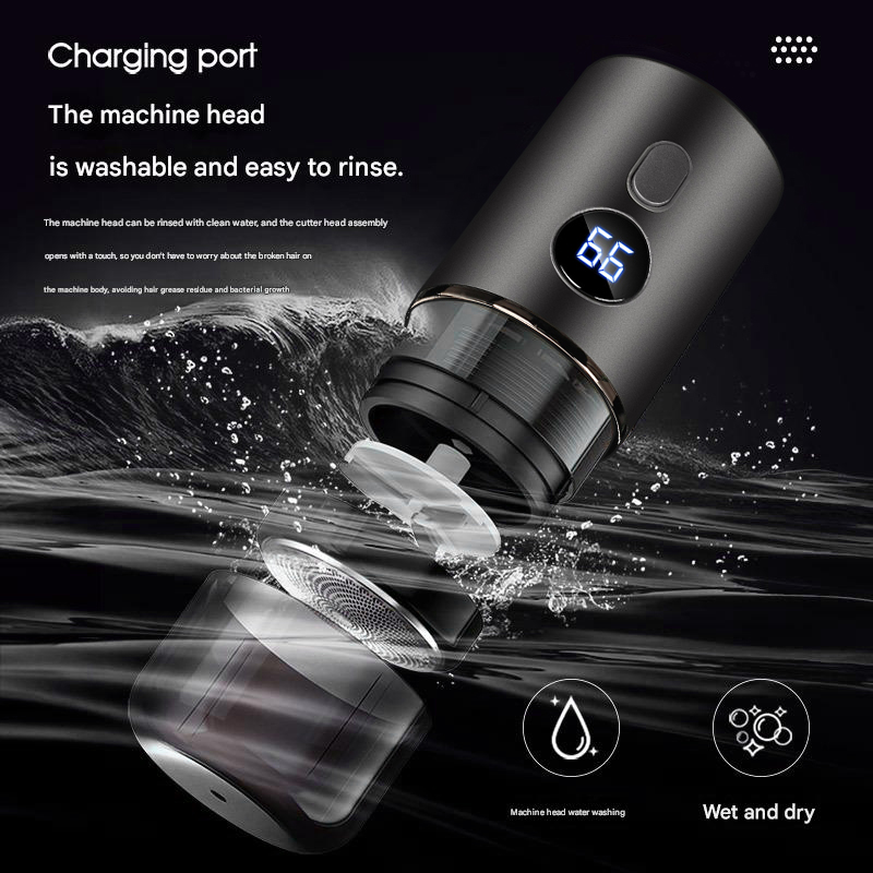Men's Electric Shaver Is Easy to Disassemble and Clean