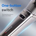Three blade rotating men's electric shaver