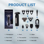 Men's aluminum alloy electric shaver