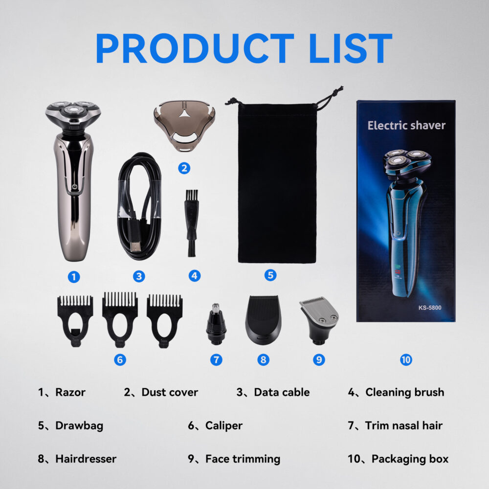 Three Blade Electric Shaver Precision Shaving Experience