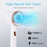 Negative ion hair care high-power hair dryer