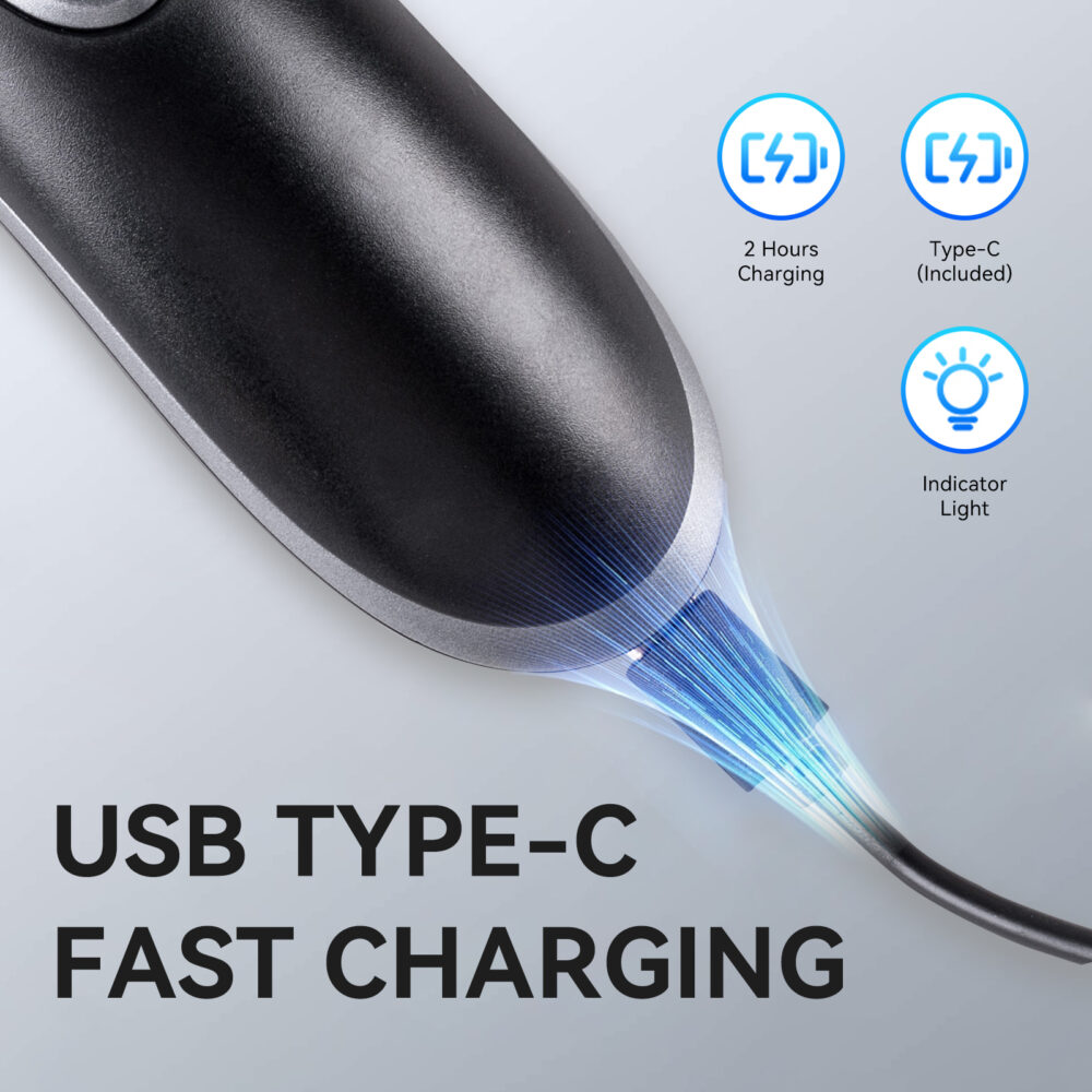 Electric Hair Cutter Machine Type c Rechargeable Professional Wireless Electric Hair Trimmer