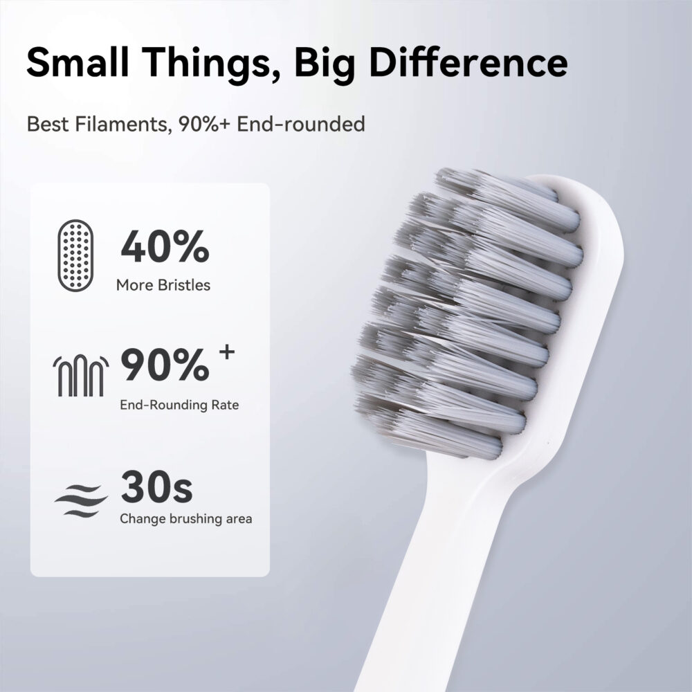 Automatic intelligent waterproof soft bristled sonic electric toothbrush