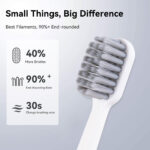 Automatic intelligent waterproof soft bristled sonic electric toothbrush