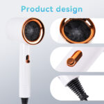 Negative ion hair care high-power hair dryer