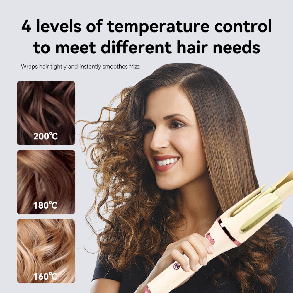 Personal care home curling iron cycle heating, long-lasting effect