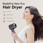 Negative ion high-speed hair dryer