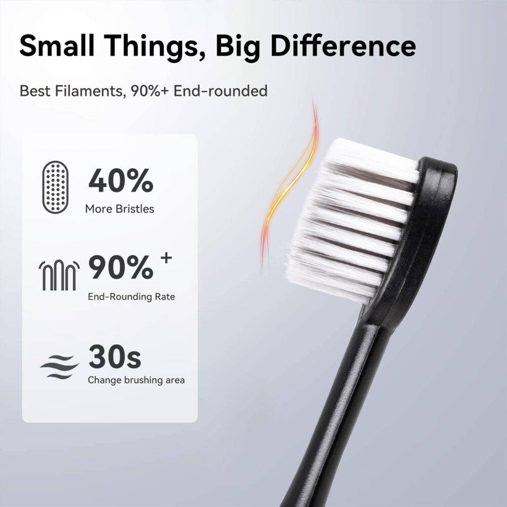 Electric toothbrush rechargeable adult soft bristled automatic sound wave