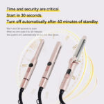 Household electric curling iron, dual-use for straight hair and curly hair