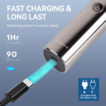Intelligent floating rotating three blade shaver