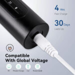 Electric toothbrush rechargeable adult soft bristled automatic sound wave