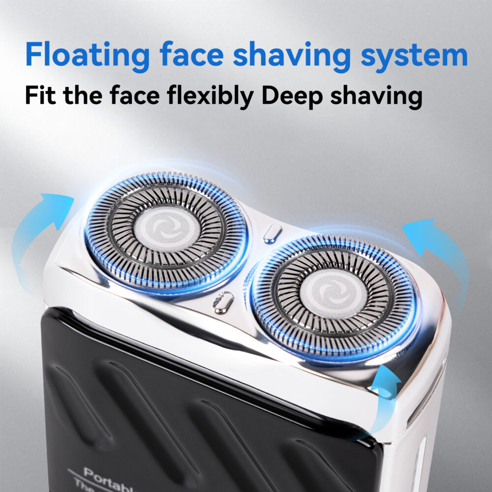 Mini shaver is convenient to carry for travel and business purposes