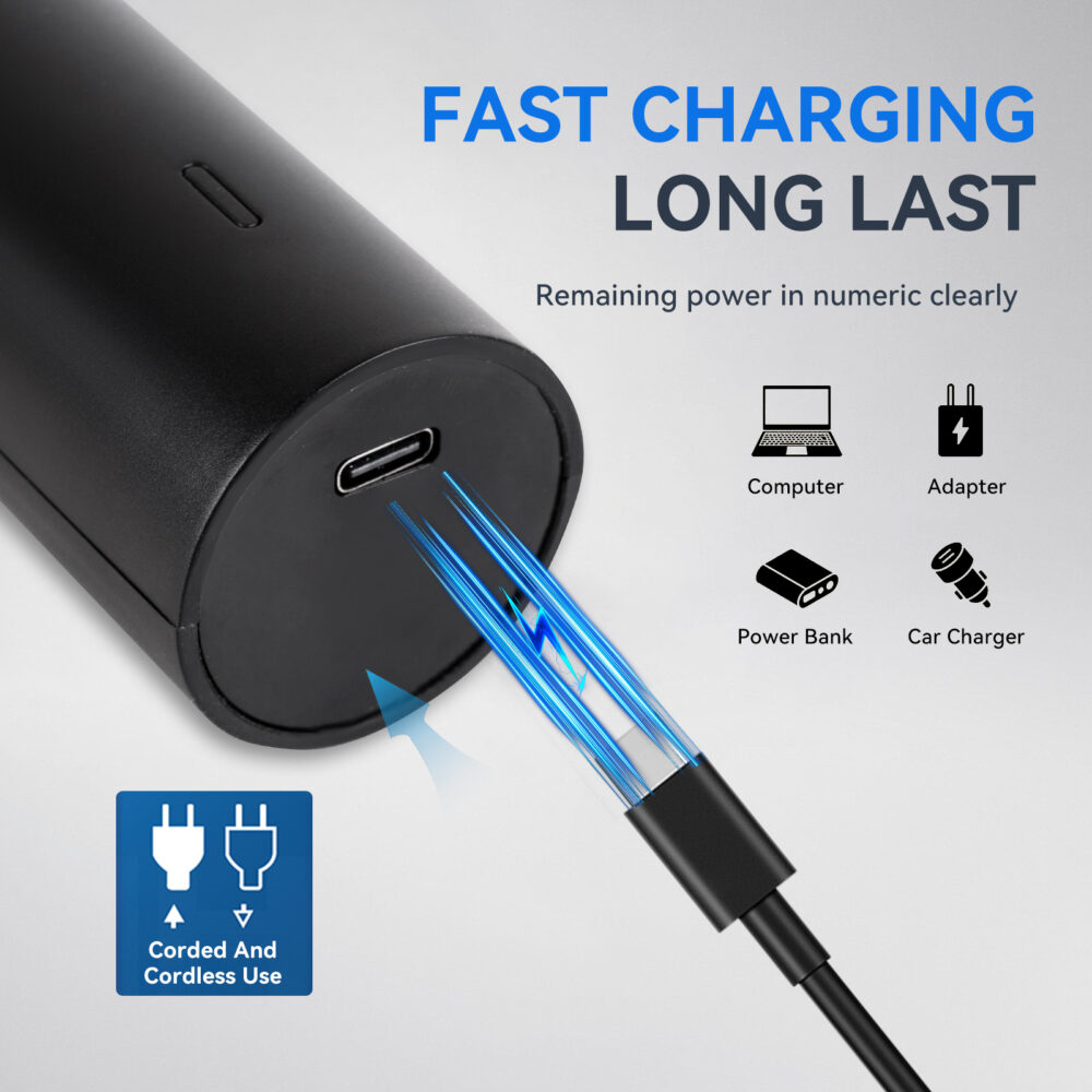 Men's electric shaver multifunctional rechargeable type