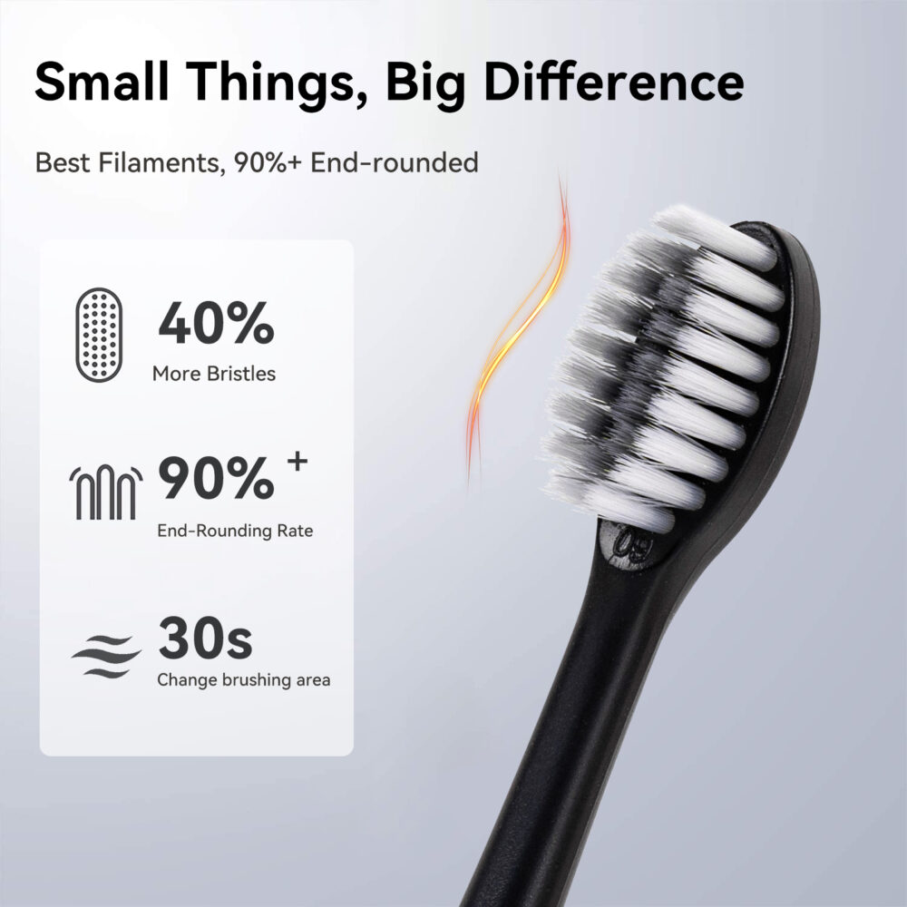 Soft bristled automatic sonic charging intelligent electric toothbrush