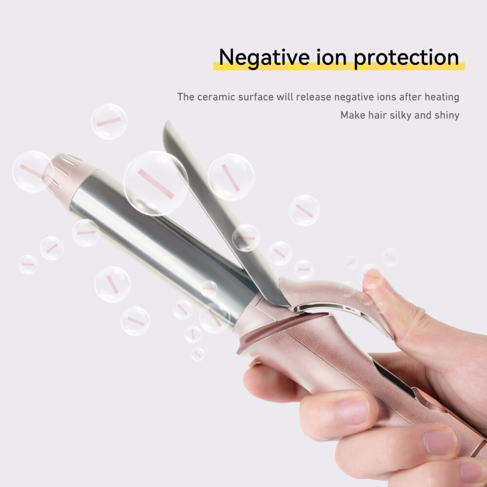 Household electric curling iron, dual-use for straight hair and curly hair