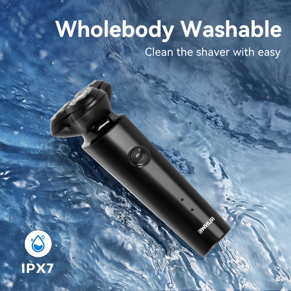 Men's portable rechargeable electric shaver