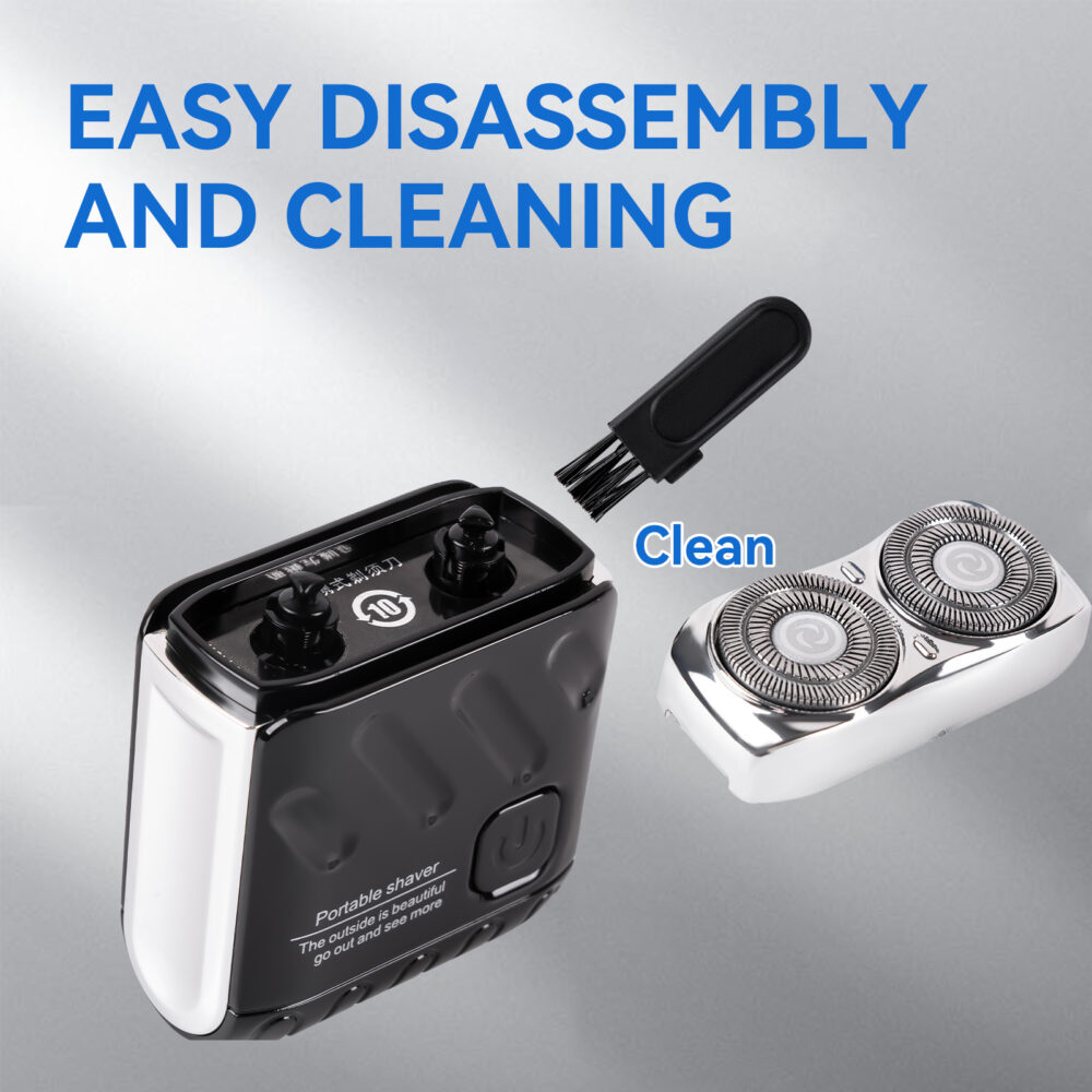 Mini shaver is convenient to carry for travel and business purposes