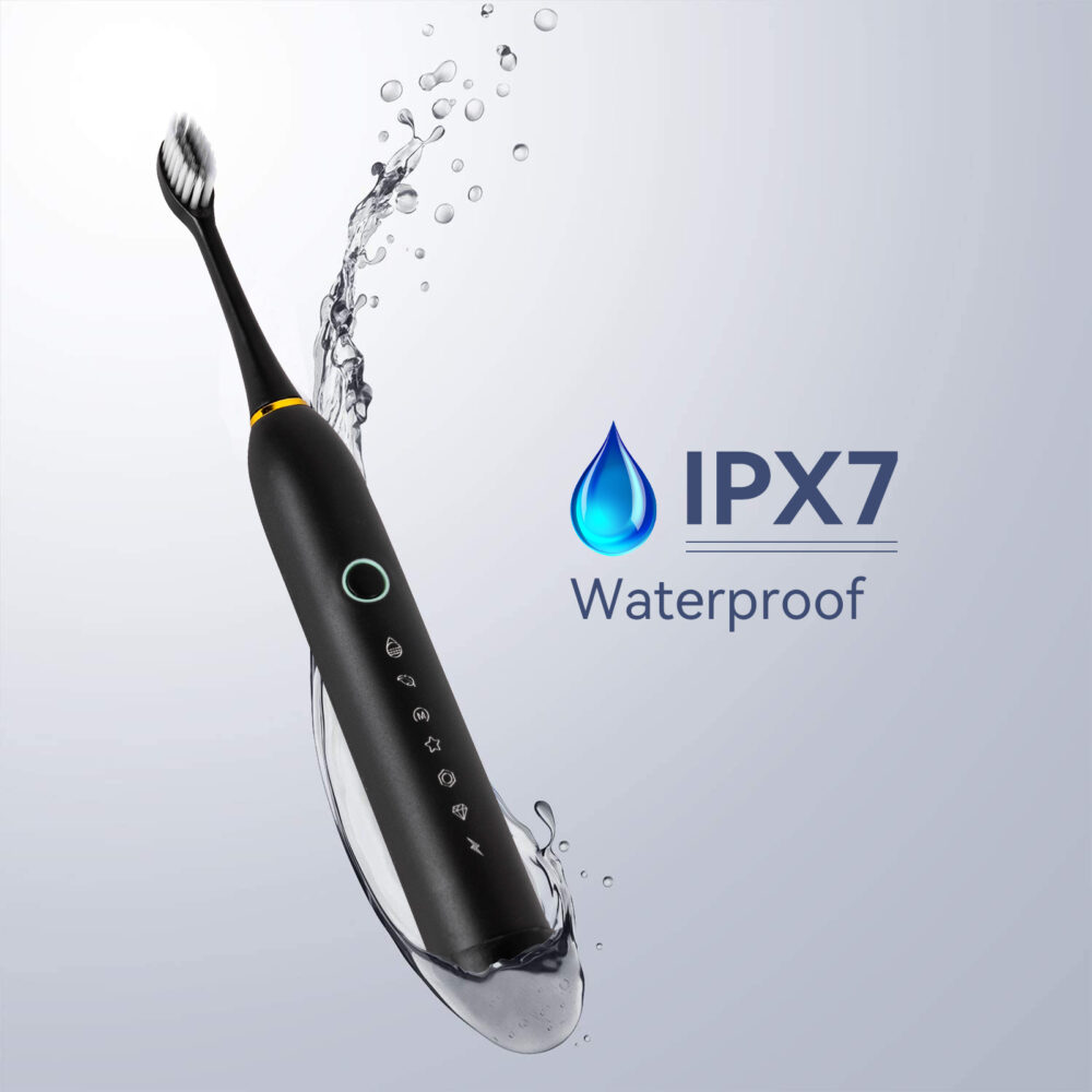 Soft bristled automatic sonic charging intelligent electric toothbrush