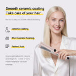Household electric curling iron, dual-use for straight hair and curly hair