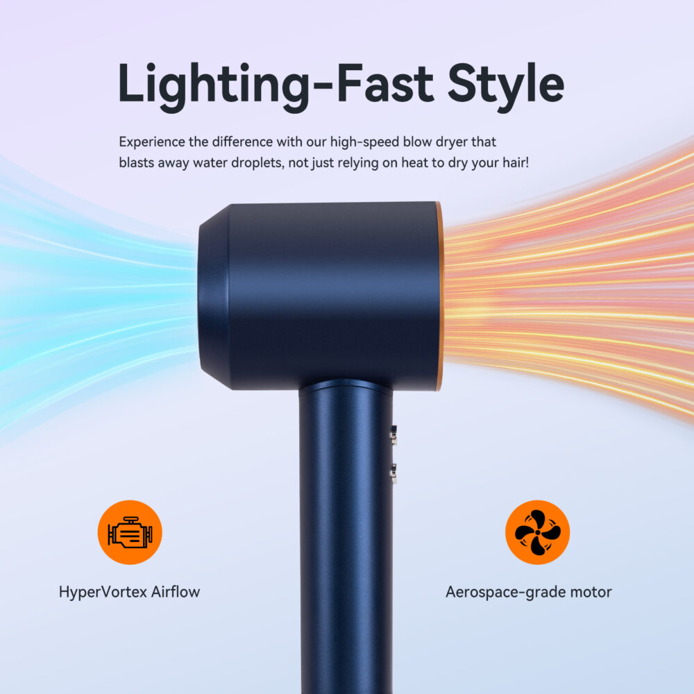 high power negative ion hair dryer