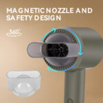 High power high-speed household quick drying hair dryer with negative ion hair care