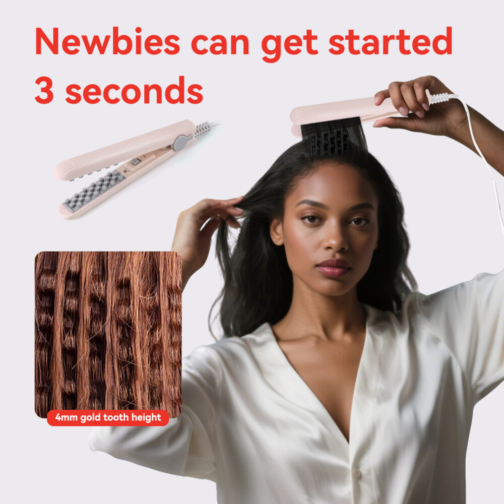 Household negative ion curling iron