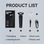 Men's portable rechargeable electric shaver
