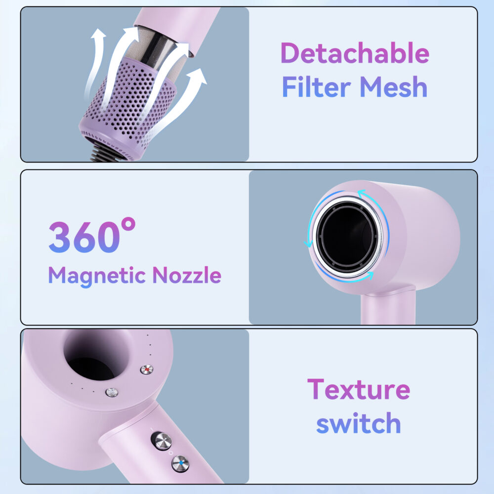 household negative ion hair dryer