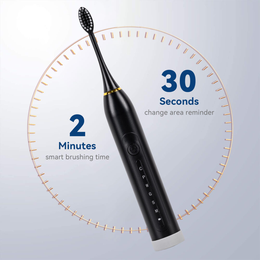Electric toothbrush rechargeable adult soft bristled automatic sound wave