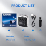 Mini shaver is convenient to carry for travel and business purposes
