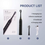 Soft bristled automatic sonic charging intelligent electric toothbrush
