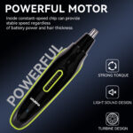 Electric nose hair trimmer set for men, multifunctional five in one