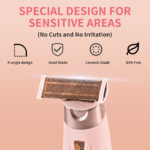 Women's electric private hair removal device