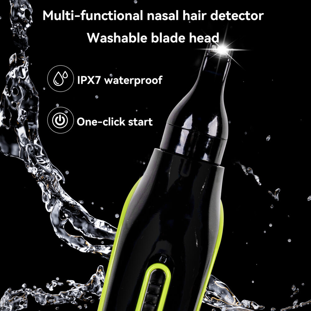 Electric nose hair trimmer set for men, multifunctional five in one