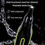 Electric nose hair trimmer set for men, multifunctional five in one