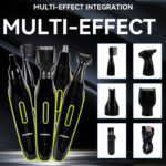 Electric nose hair trimmer set for men, multifunctional five in one