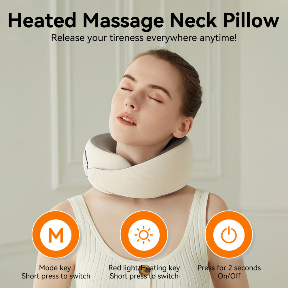 Ergonomic U-Shaped Neck Massager with Smart Control