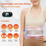 Smart Waist Massager & Support Belt with LED Display - Electric Lumbar Therapy Device for Pain Relief & Comfort