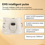 Smart Lumbar Massager with LED Display - Electric Waist Massage Device for Pain Relief & Relaxation