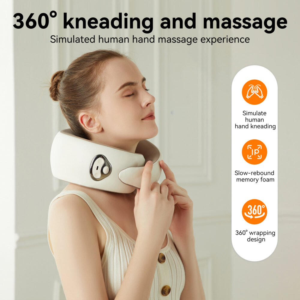 Ergonomic U-Shaped Neck Massager with Smart Control