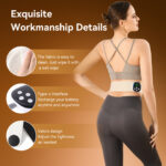 Smart Waist Massager Belt with Remote Control - Electric Lumbar Massage Device for Pain Relief & Relaxation